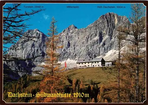 AK / Ansichtskarte Ramsau Dachstein Steiermark Dachstein Suedwandhuette Herbststimmung Alpen Kat. Ramsau am Dachstein