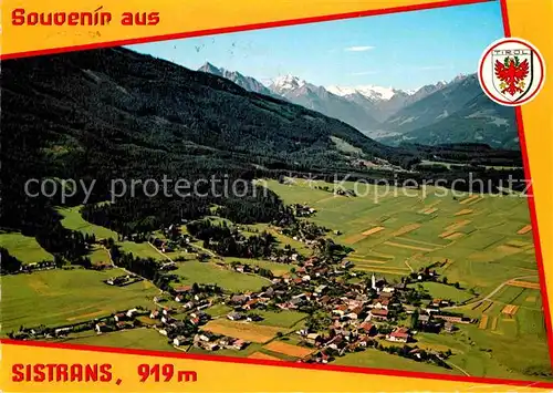 AK / Ansichtskarte Sistrans mit Stubaier Alpen Fliegeraufnahme Kat. Sistrans
