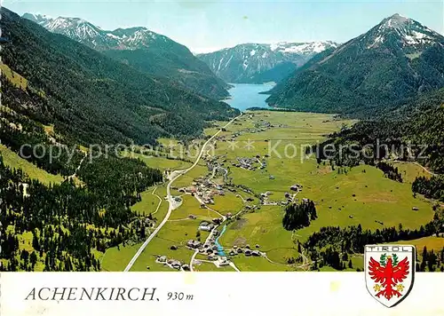 AK / Ansichtskarte Achenkirch mit Rofangebirge Seekarspitze Fliegeraufnahme Kat. Achenkirch am Achensee