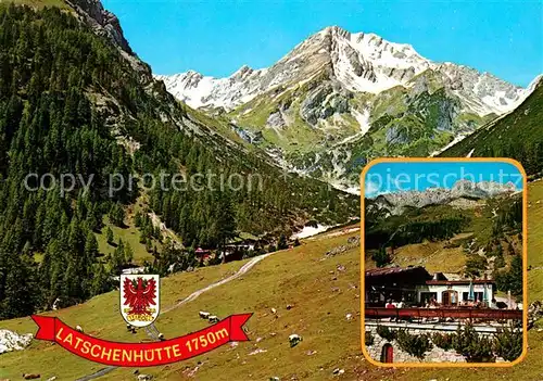 AK / Ansichtskarte Imst Tirol Latschenhuette Bergrestaurant Alpenpanorama Kat. Imst