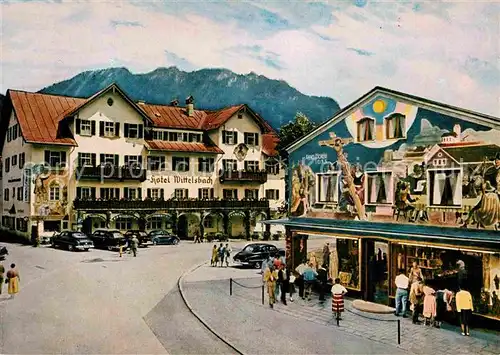 AK / Ansichtskarte Oberammergau Hotel Wittelsbach Fresko Das Geluebde Kat. Oberammergau