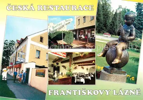 AK / Ansichtskarte Frantiskovy Lazne Ceska Restaurace Kat. Franzensbad