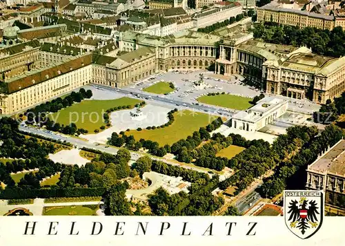 AK / Ansichtskarte Wien Fliegeraufnahme Heldenplatz Kat. Wien