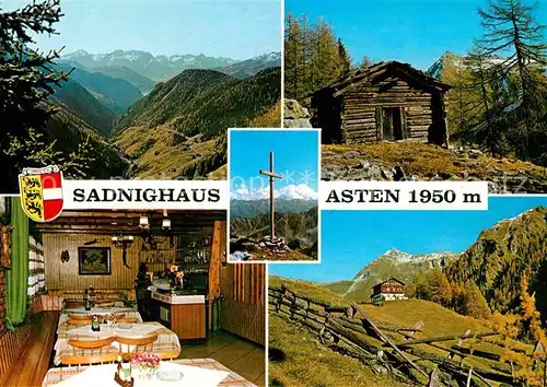 AK / Ansichtskarte Moertschach Sadnighaus Asten Almhuette Gipfelkreuz  Kat. Moertschach
