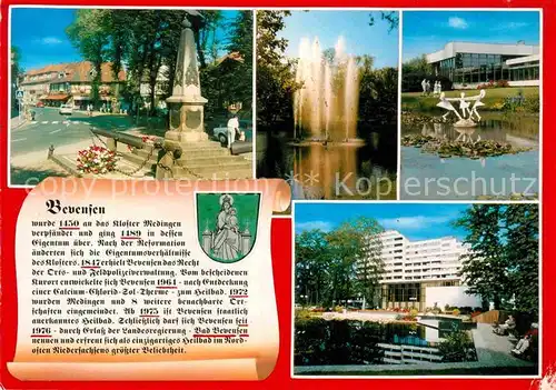 AK / Ansichtskarte Bad Bevensen Brunnen Fontaene Kurpark Kat. Bad Bevensen