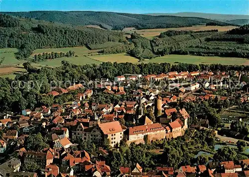 AK / Ansichtskarte Schlitz Fliegeraufnahme mit Burg Kat. Schlitz