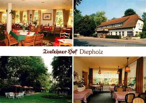 AK / Ansichtskarte Diepholz Trakehner Hof Hotel Restaurant Gastraeume Gartenwirtschaft  Kat. Diepholz