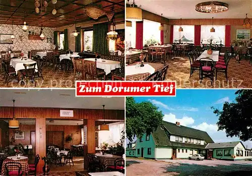 AK / Ansichtskarte Dorum Hotel Restaurant Zum Dorumer Tief Gastraeume Kat. Dorum