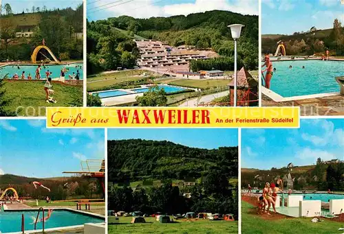 AK / Ansichtskarte Waxweiler Campingplatz Feriendorf Schwimmbaeder Kat. Waxweiler