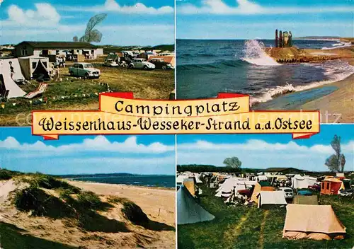 AK / Ansichtskarte Oldenburg Holstein Campingplatz Weissenhaus Wesseker Strand Duenen Kat. Oldenburg in Holstein