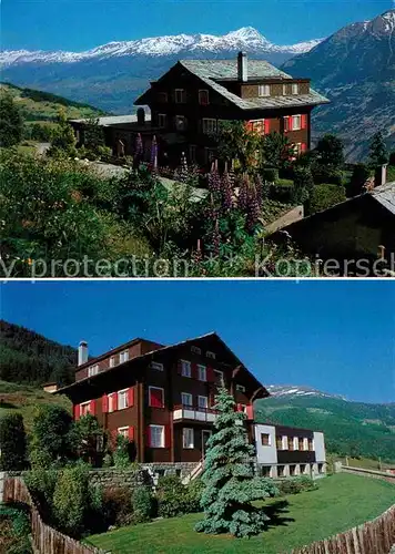AK / Ansichtskarte Unterbaech Hotel Alpenroesli Brandalp Kat. Unterbaech
