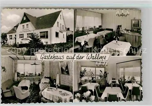 AK / Ansichtskarte Winterberg Hochsauerland Gaestehaus auf der Wallme Kat. Winterberg
