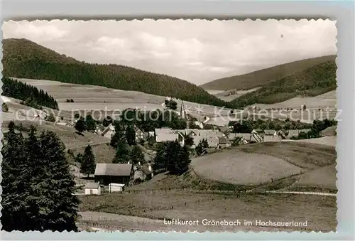 AK / Ansichtskarte Groenebach Panorama Kat. Winterberg