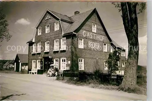 AK / Ansichtskarte Langewiese Gasthaus Becker Kat. Winterberg