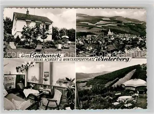 AK / Ansichtskarte Winterberg Hochsauerland Haus Bucheneck Panorama Kat. Winterberg