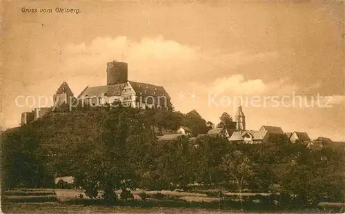 AK / Ansichtskarte Gleiberg Ortsansicht mit Burg