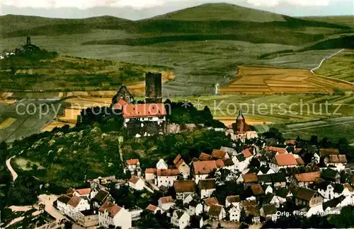 AK / Ansichtskarte Gleiberg Ansicht mit Burg Original Fliegeraufnahme