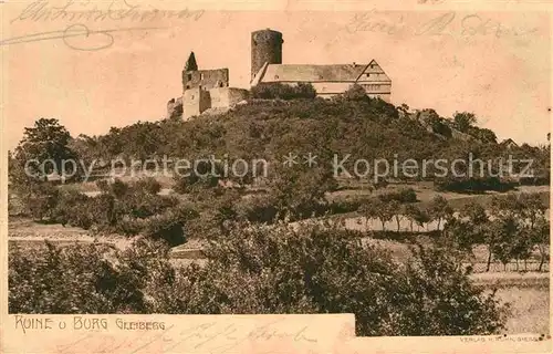 AK / Ansichtskarte Gleiberg Ruine und Burg