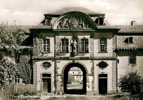 AK / Ansichtskarte Lich Hessen Kloster Arnsburg Pfortenbau Kat. Lich