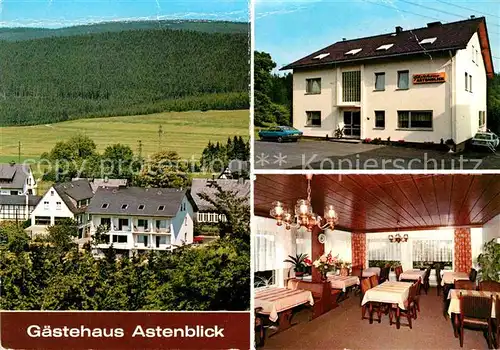 AK / Ansichtskarte Kuestelberg Gaestehaus Astenblick Kat. Medebach
