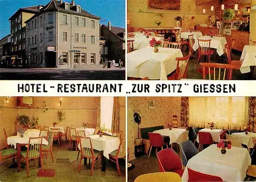 AK / Ansichtskarte Giessen Lahn Hotel Restaurant Zur Spitz Kat. Giessen