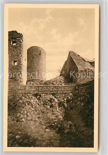 AK / Ansichtskarte Gleiberg Burg Teilansicht der innen Ruine