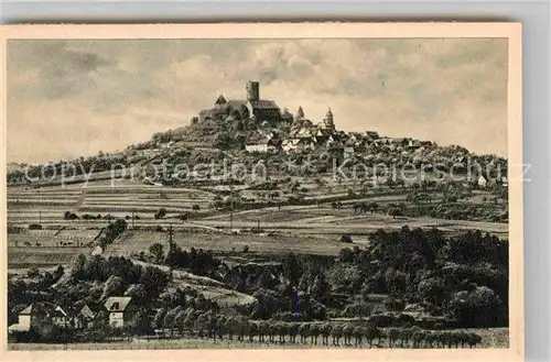 AK / Ansichtskarte Gleiberg Panorama Ansicht mit Burg Kupfertiefdruck