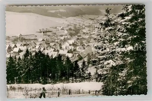 AK / Ansichtskarte Liesen Winterpanorama Luftkurort Kat. Hallenberg