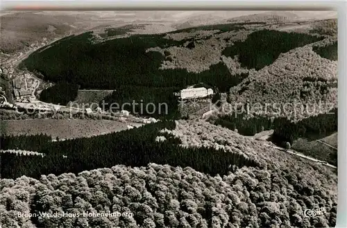 AK / Ansichtskarte Brilon Wald Haus Hoheneimberg Fliegeraufnahme Kat. Brilon