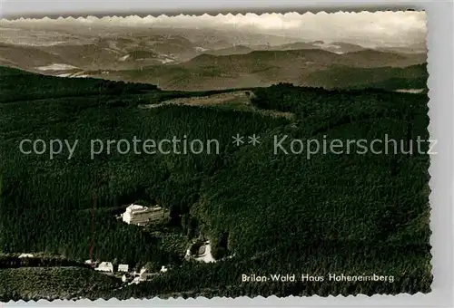 AK / Ansichtskarte Brilon Wald Haus Hoheneimberg Kat. Brilon