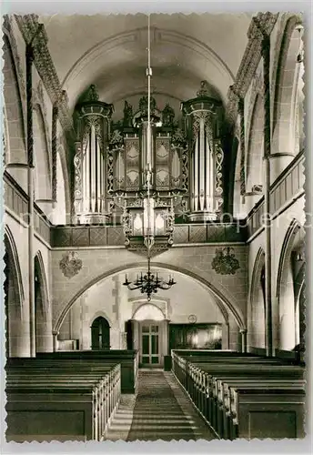 AK / Ansichtskarte Lich Hessen Marienstiftskirche Inneres Kat. Lich