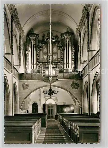 AK / Ansichtskarte Lich Hessen Marienstiftskirche Inneres Kat. Lich