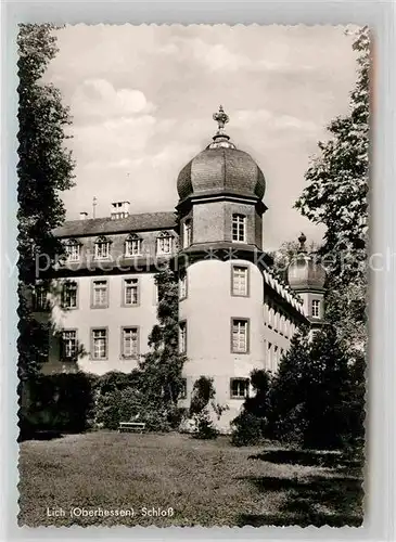 AK / Ansichtskarte Lich Hessen Schloss Kat. Lich