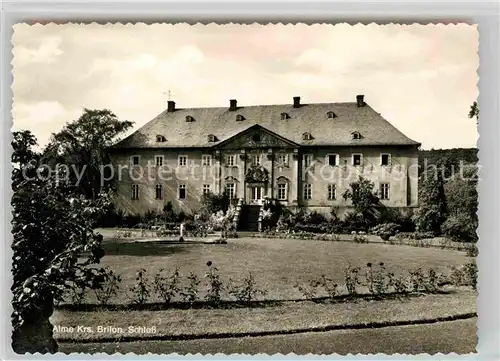 AK / Ansichtskarte Alme Schloss Kat. Brilon