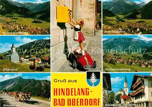 AK / Ansichtskarte Hindelang Oberjoch Bad Oberdorf Hauptstrasse  Kat. Bad Hindelang