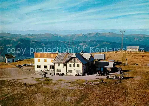 AK / Ansichtskarte Sattendorf Stifters Gipfelhaus Gerlitzen Fernsicht Alpenpanorama Kat. Sattendorf Ossiacher See