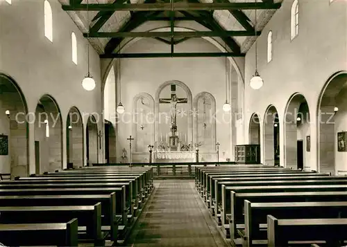 AK / Ansichtskarte Lichterfelde Berlin Katholische St Annen Kirche Innenansicht Kat. Berlin