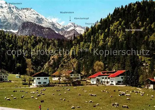 AK / Ansichtskarte Klais Gaestehaus Alpengut Elmau Kat. Kruen