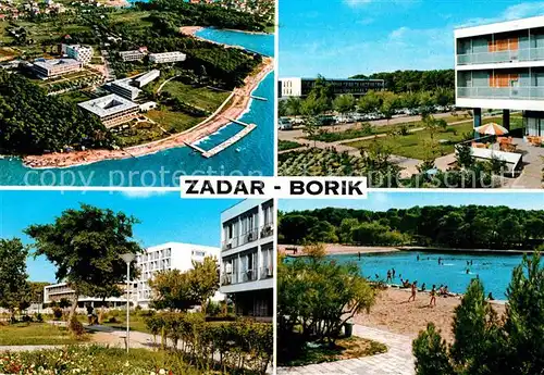 AK / Ansichtskarte Zadar Zadra Zara Fliegeraufnahme Borik Kat. Kroatien