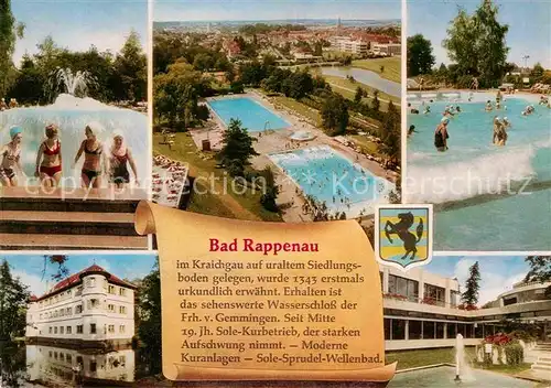 AK / Ansichtskarte Bad Rappenau Schloss Kurhaus Thermalbad Kat. Bad Rappenau