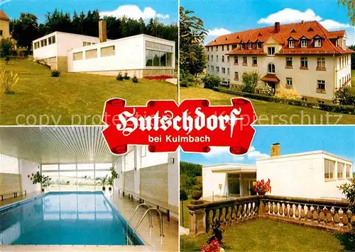 AK / Ansichtskarte Hutschdorf Haus Bethanien und Haus Immanuel mit Hallenbad Kat. Thurnau