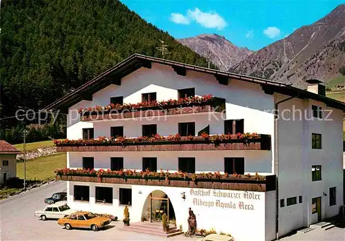 AK / Ansichtskarte Schnalstal Hotel Restaurant Schwarzer Adler Kat. Bozen Dolomiten