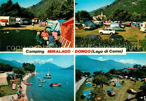 AK / Ansichtskarte Dongo Lago di Como Camping Miralago Details Kat. Italien