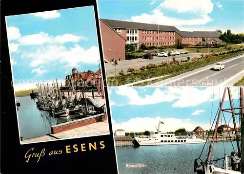 AK / Ansichtskarte Esens Bootshafen Esens Bensersiel Kat. Esens