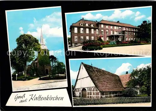 AK / Ansichtskarte Kaltenkirchen Holstein Kirche Hotel Scheune Kat. Kaltenkirchen