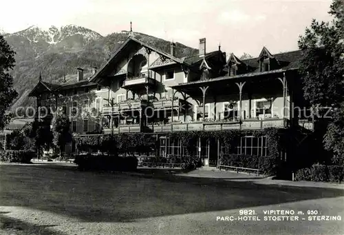 AK / Ansichtskarte Vipiteno Parc Hotel Stoetter Kat. Sterzing