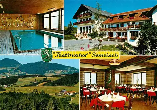 AK / Ansichtskarte Semriach Trattnerhof Gastraum Hallenbad Panorama Kat. Semriach