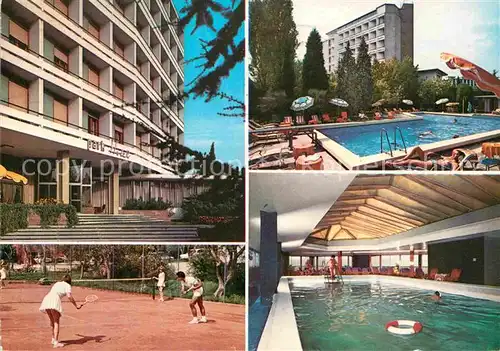 AK / Ansichtskarte Abano Terme Park Hotel Tennisplatz Swimmingpool Hallenbad Kat. Abano Terme