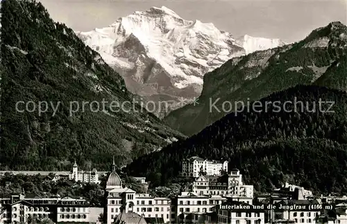 AK / Ansichtskarte Interlaken BE Jungfrau Kat. Interlaken