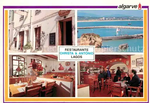AK / Ansichtskarte Lagos Faro Restaurante Christa und Antonio  Kat. Lagos